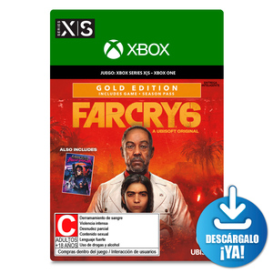 Far Cry 6 Gold Edition / Juego digital / Xbox One / Xbox Series X·S / Descargable