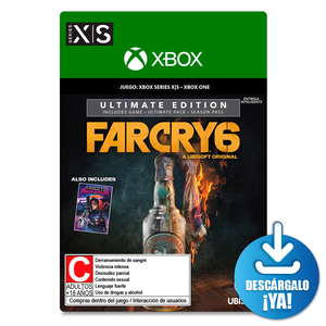 Far Cry 6 Ultimate Edition / Juego digital / Xbox One / Xbox Series X·S / Descargable