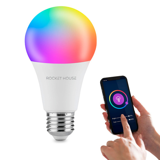Foco WiFi Rocket House Rainbow / Luz multicolor / 1 pieza