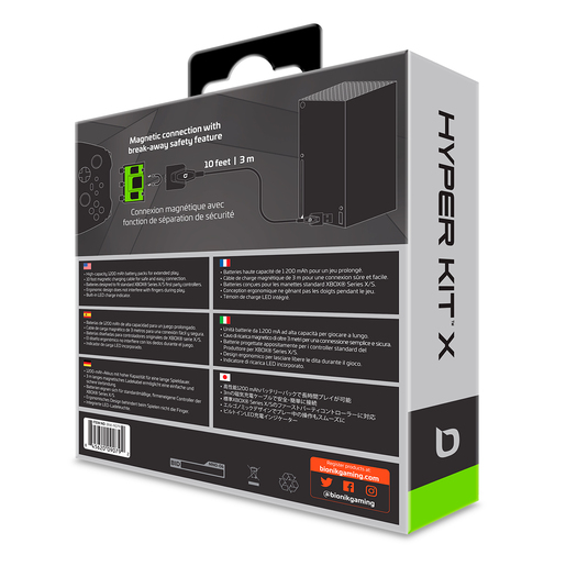 Kit Magnético de Carga para Control Bionik Hyper X / Xbox Series X·S