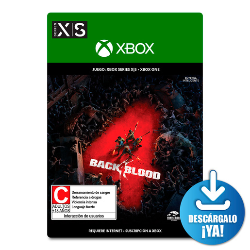 Back 4 Blood / Juego digital / Xbox Series X·S / Xbox One / Descargable