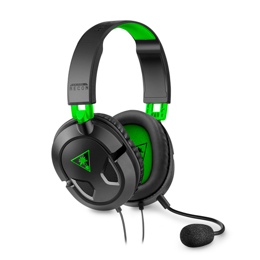 Audífonos Gamer Turtle Beach Recon 50X / Xbox Series X·S / Xbox One / Negro con verde