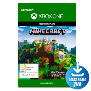Minecraft Start Collection / Juego digital / Xbox One / Descargable