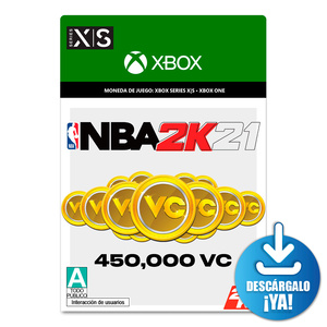 NBA 2K21 VC / 450000 monedas de juego digitales / Xbox Series X·S / Xbox One / Descargable