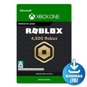 Roblox Robux / 4500 monedas de juego digitales / Xbox One / Descargable Roblox Robux / 4500 monedas de juego digitales / Xbox One / Descargable