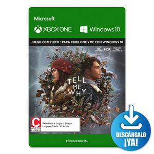 Tell me Why / Juego digital / Xbox One / Windows / Descargable Tell me Why / Juego digital / Xbox One / Windows / Descargable