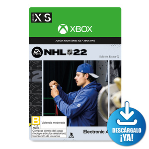 NHL 22 EA Sports Edición Factor-X / Juego digital / Xbox One / Xbox Series X·S / Descargable
