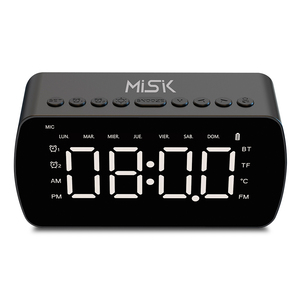 Reloj despertador digital con cargador inalámbrico RadioShack 2733343