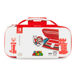 Estuche de Viaje PowerA Super Mario / Nintendo Switch / Blanco con rojo