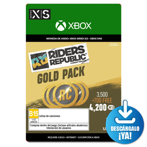 Riders Republic Gold Pack RC / 4200 monedas de juego digitales / Xbox Series X·S / Xbox One / Descargable