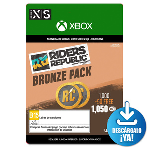 Riders Republic RC Bronze Pack / 1050 monedas de juego digitales / Xbox Series X·S / Xbox One / Descargable