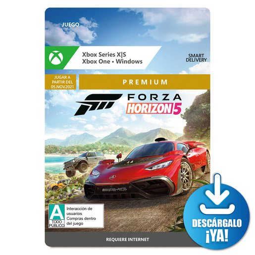 Forza Horizon 5 Premium Edition / Juego digital / Xbox Series X·S / Xbox One / Windows / Descargable