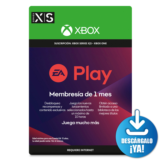 EA Play 1 Month Subscription / Suscripción digital / Xbox One / Xbox X·S / Descargable