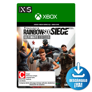 Rainbow Six Siege Ultimate Edition Juego Digital Xbox Series X·S Xbox One Descargable