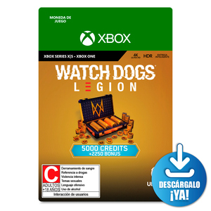 Watch Dogs Legion Credits / 7250 monedas de juego digitales / Xbox Series X·S / Xbox One / Descargable