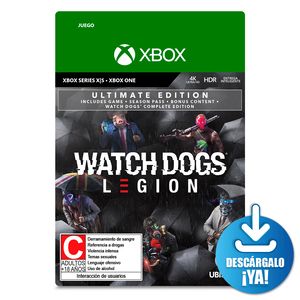 Watch Dogs Legion Ultimate Edition / Juego digital / Xbox Series X·S / Xbox One / Descargable