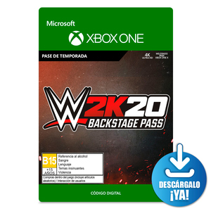 WWE 2K20 Backstage Pass / Pase de temporada digital / Xbox One / Descargable