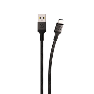 Cable USB a Tipo C Scosche CAB4-SP Trenzado / Negro / 1.2 metros