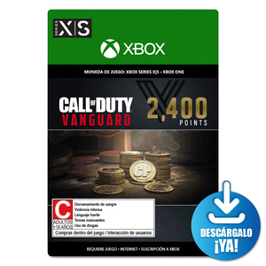 Call of Duty Vanguard Points / 2400 monedas de juego digitales / Xbox Series X·S / Xbox One / Descargable