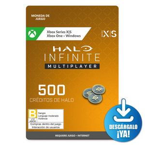 Halo Infinite Multiplayer Créditos / 500 monedas de juego digitales / Xbox One / Xbox Series X·S / PC / Descargable 