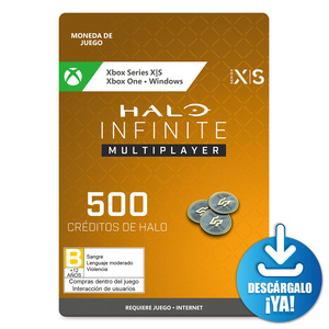 Halo Infinite Multiplayer Créditos / 500 monedas de juego digitales / Xbox One / Xbox Series X·S / PC / Descargable  Halo Infinite Multiplayer Créditos / 500 monedas de juego digitales / Xbox One / Xbox Series X·S / PC / Descargable