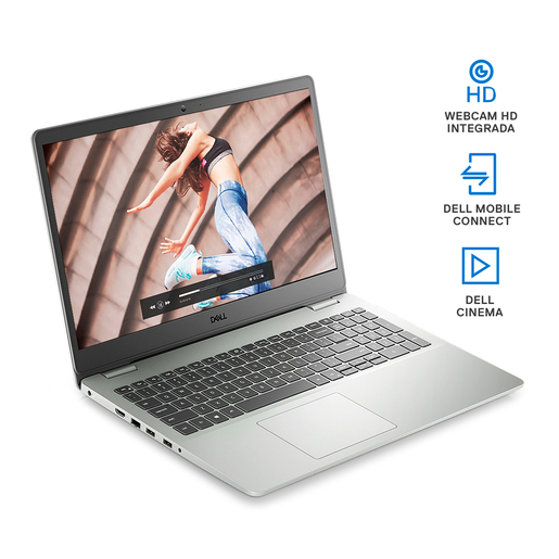 Laptop Dell Inspiron 15 3505 / 15.6 Plg. / AMD Athlon Silver / SSD 256 gb / RAM 8 gb / Plata