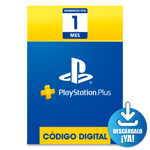 PlayStation PS Plus / Suscripción digital 1 mes / Descargable