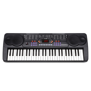 Piano Electrónico con Pantalla LED RadioShack 54 teclas Negro Piano Electrónico con Pantalla LED RadioShack 54 teclas Negro