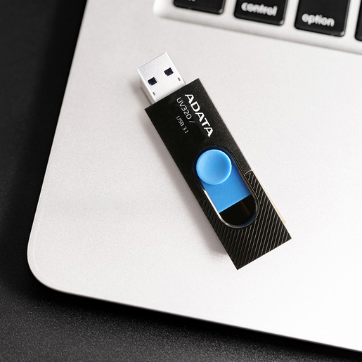 Memoria USB 3.1 Adata UV320 / 32 gb / Negro con azul
