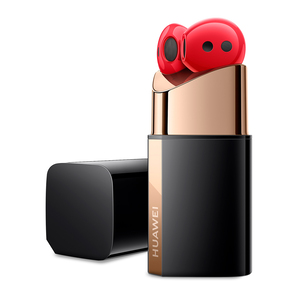 Audífonos Bluetooth Huawei FreeBuds Lipstick True Wireless / In ear / Negro con oro y rojo