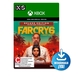 Far Cry 6 Deluxe Edition / Juego digital / Xbox Series X·S / Xbox One / Descargable Far Cry 6 Deluxe Edition / Juego digital / Xbox Series X·S / Xbox One / Descargable