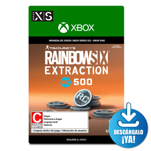 Tom Clancys Rainbow Six Extraction RC / 500 monedas de juego digitales /  Xbox Series X·S / Xbox One / Descargable