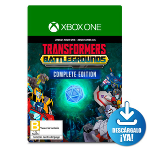 Transformers Battlegrounds Complete Edition / Juego digital / Xbox One / Xbox Series X·S / Descargable