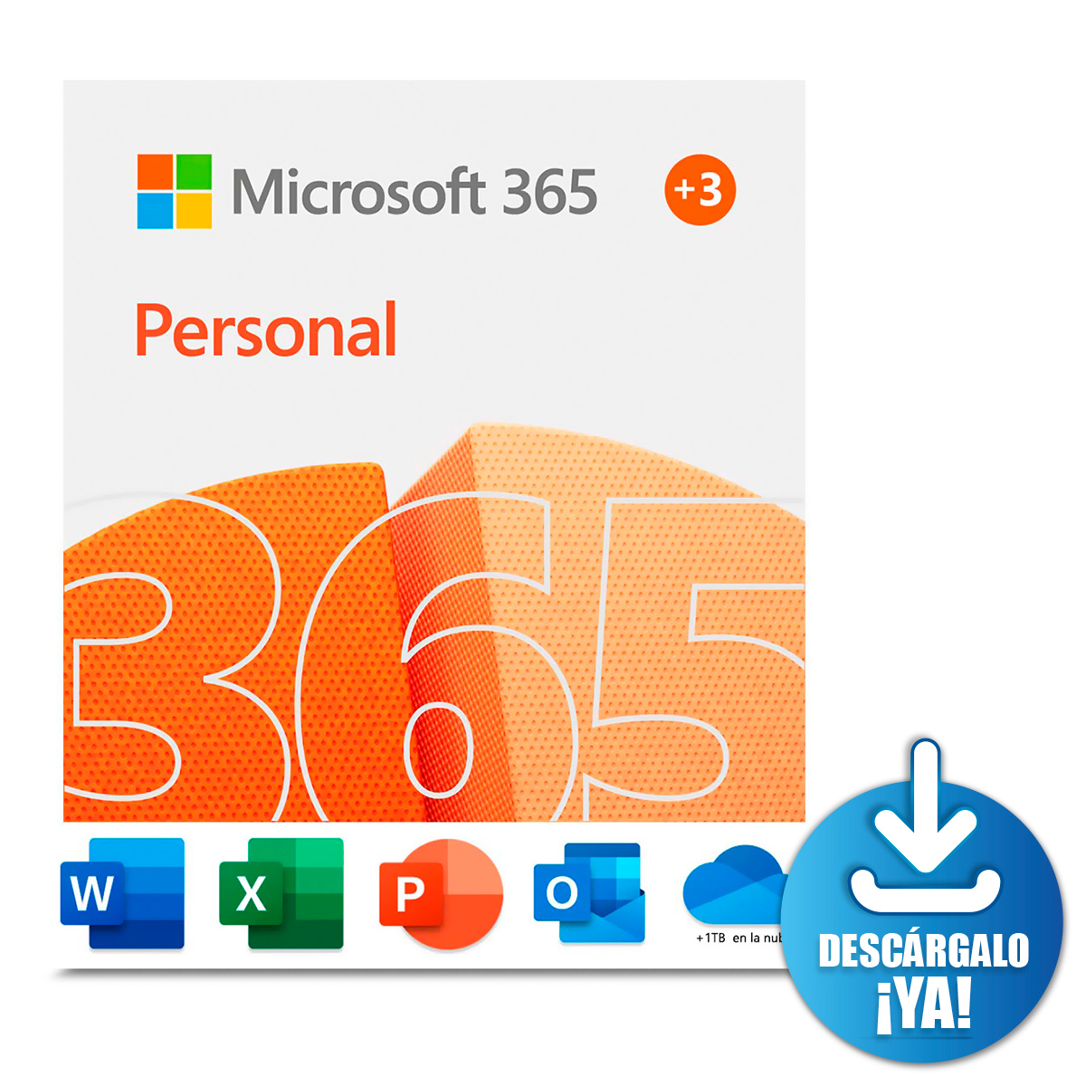 Microsoft Office 365 Personal Descargable 15 meses 1 dispositivo Laptop PC  Mac Dispositivos Móviles | RadioShack México