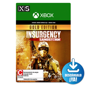 Insurgency Sandstorm Gold Edition / Juego digital / Xbox One / Xbox Series X·S / Descargable