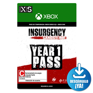 Insurgency Sandstorm Year 1 Pass / Pase de temporada digital / Xbox One / Xbox Series X·S / Descargable Insurgency Sandstorm Year 1 Pass / Pase de temporada digital / Xbox One / Xbox Series X·S / Descargable