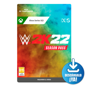 WWE 2K22 Season Pass / Pase de temporada digital / Xbox Series X·S / Descargable