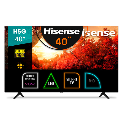 Pantalla Hisense 40H5G / 40 pulgadas / FHD / Smart TV