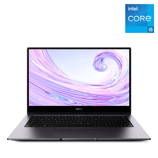 Laptop Huawei MateBook D14 / 14 Plg. / Intel Core i5 11ra Generación / SSD 512 gb / RAM 8 gb / Gris