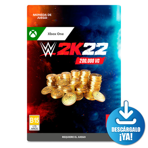 WWE 2K22 VC / 200000 monedas de juego digitales / Xbox One / Descargable