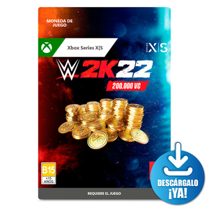 WWE 2K22 VC / 200000 monedas de juego digitales / Xbox Series X·S / Descargable