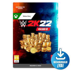WWE 2K22 VC / 450000 monedas de juego digitales / Xbox One / Descargable