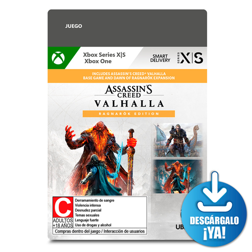 Assassins Creed Valhalla Ragnarok Edition / Juego digital / Xbox Series X·S / Xbox One / Descargable