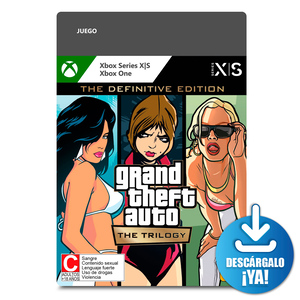 GTA Grand Theft Auto The Trilogy The Definitive Edition / Juego digital / Xbox One / Xbox Series X·S / Descargable GTA Grand Theft Auto The Trilogy The Definitive Edition / Juego digital / Xbox One / Xbox Series X·S / Descargable