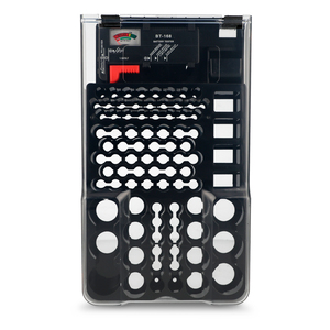 Organizador de Baterías con Probador 93GRID RadioShack / Plástico / Negro