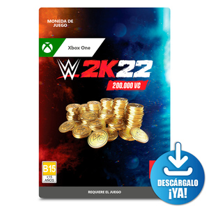WWE 2K22 200000 monedas Xbox One Descargable