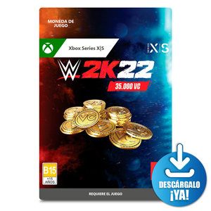 WWE 2K22 35000 monedas Xbox Series X·S Descargable