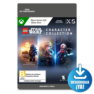 Lego Star Wars The Skywalker Saga Character Collection / Pase de temporada digital / Xbox Series X·S / Xbox One / Descargable Lego Star Wars The Skywalker Saga Character Collection / Pase de temporada digital / Xbox Series X·S / Xbox One / Descargable