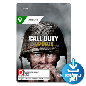 Call of Duty WWII / Juego digital / Xbox One / Descargable
