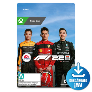 F1 2022 Edición Estándar / Juego completo / Xbox One / Descargable